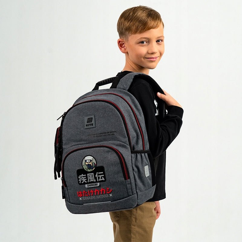 Ortopedyczny plecak szkolny Kite NR25-585M-1 z motywem Naruto Skate – nowoczesny design i komfortowa konstrukcja