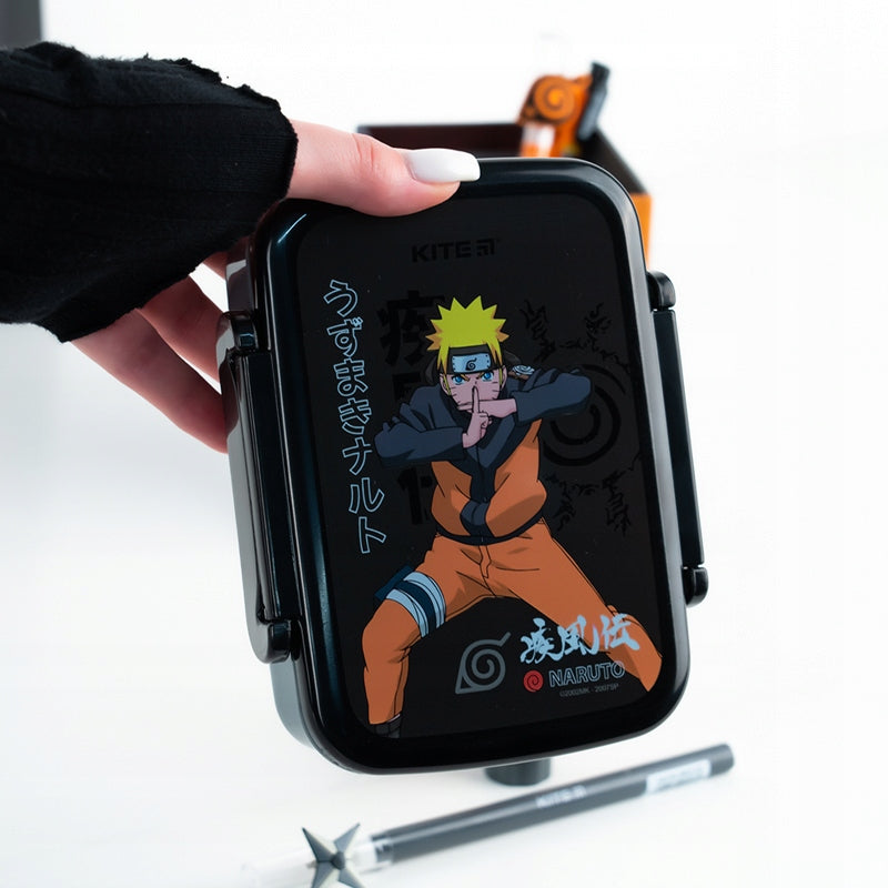 Śniadaniówka z przegródkami do szkoły 420ml Naruto