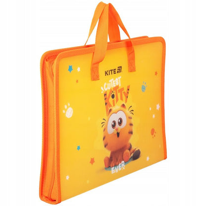 Teczka szkolna z rączką gruba A4 XL Garfield