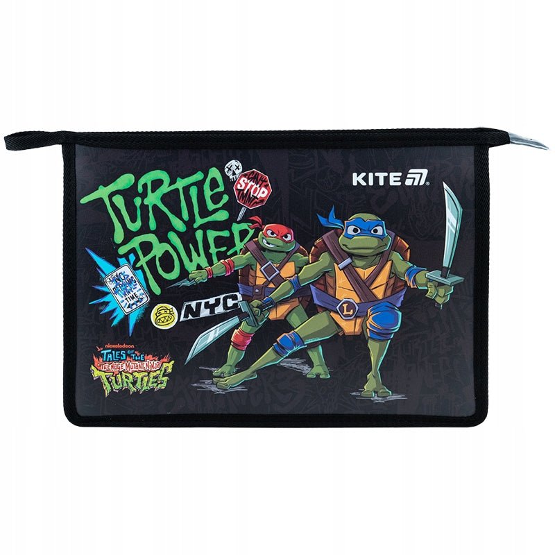 Teczka na suwak szkolna A4 Ninja Turtles
