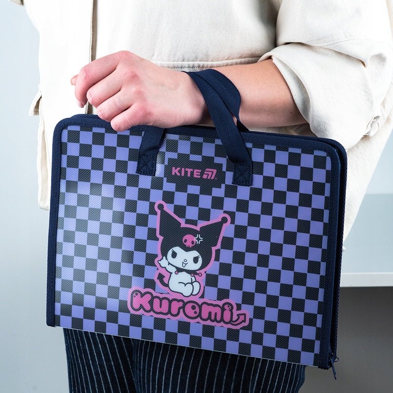 Teczka szkolna z rączką gruba A4 XL Kuromi