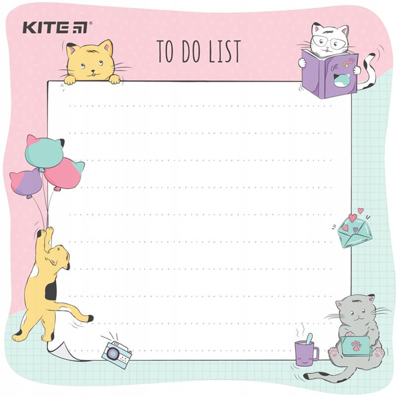 Planer ścienny To do list dla dziewczynki A5 Cats
