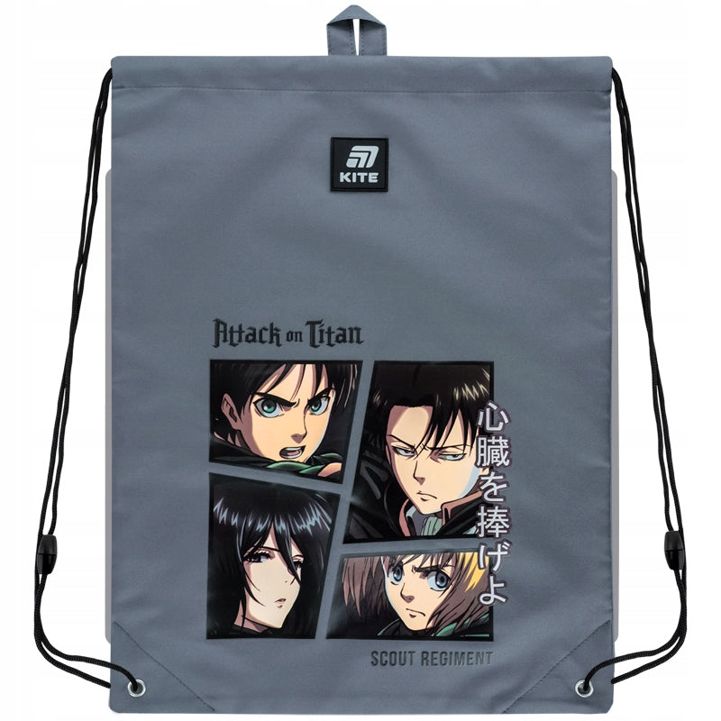 Worek na buty szkolny dla dzieci Attack ON Titan Kite