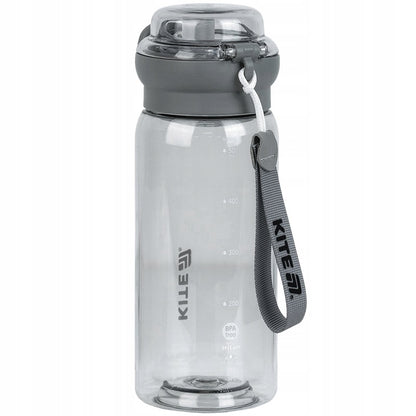 Bidon tritanowy 500 ml szary z sitkiem butelka na trening z ustnikiem Kite
