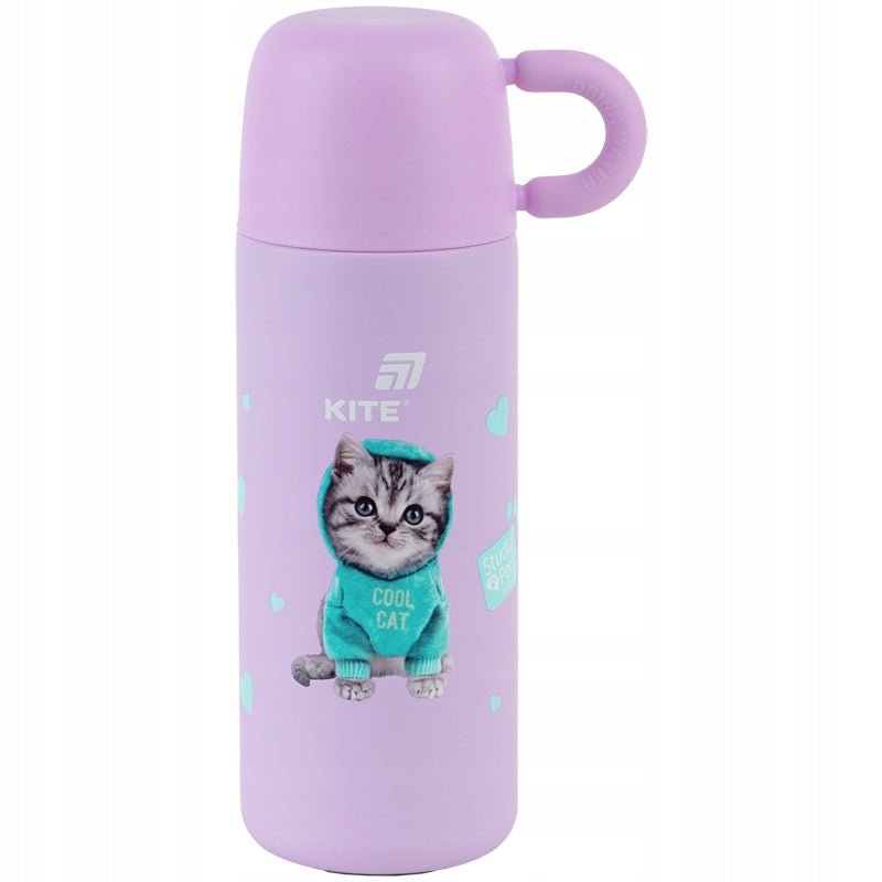 Termos z kubkiem dla dzieci metalowy 480 ml Studio Pets