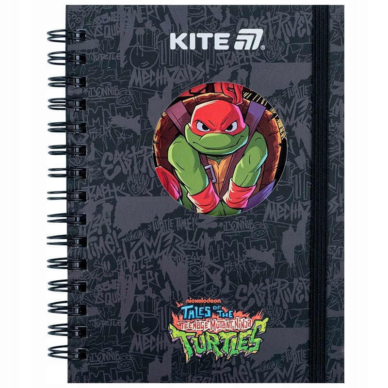 Kołonotatnik notes fioletowy 80 kartek Ninja Turtles Kite