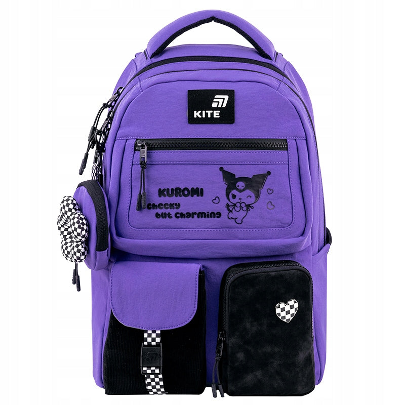 fioletowy plecak młodzieżowy Kite Kuromi do szkoły