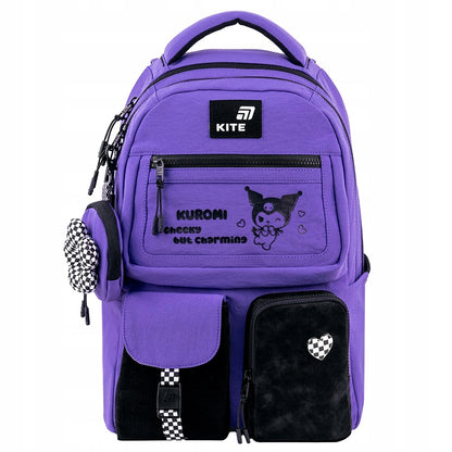 fioletowy plecak młodzieżowy Kite Kuromi do szkoły