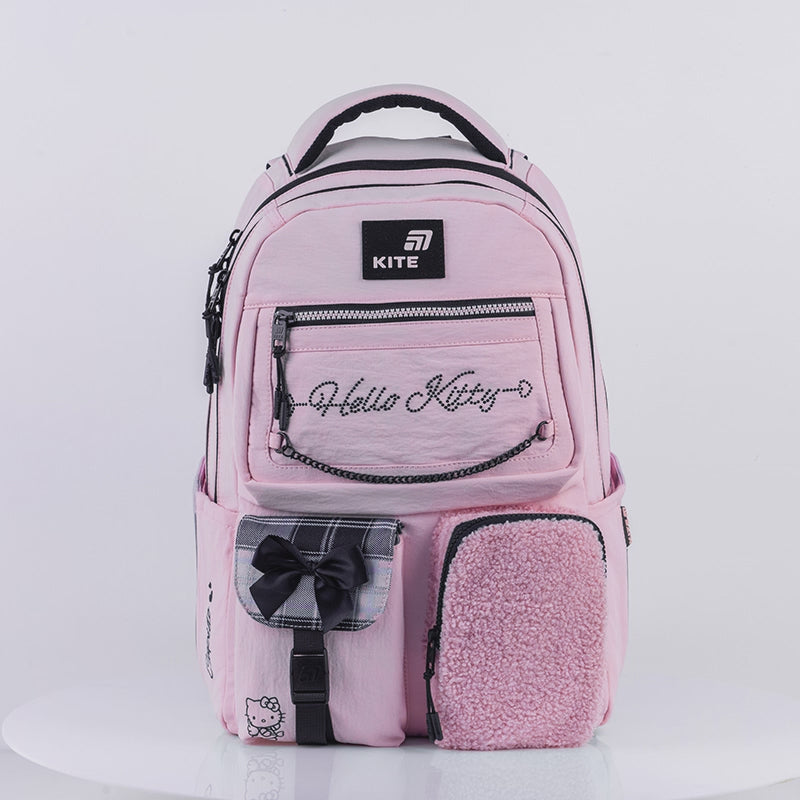 Ortopedyczny plecak młodzieżowy Kite Hello Kitty różowy 9-12 lat