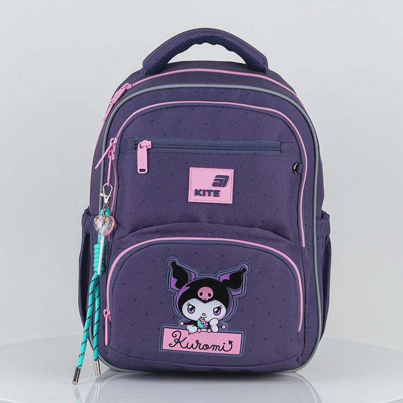 Plecak szkolny ortopedyczny fioletowy dla dziewczynek 6-10 lat Kite Kuromi