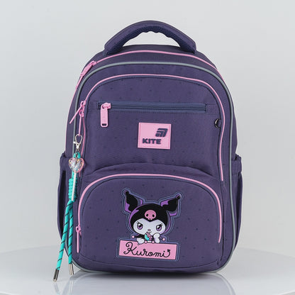 Plecak szkolny ortopedyczny fioletowy dla dziewczynek 6-10 lat Kite Kuromi