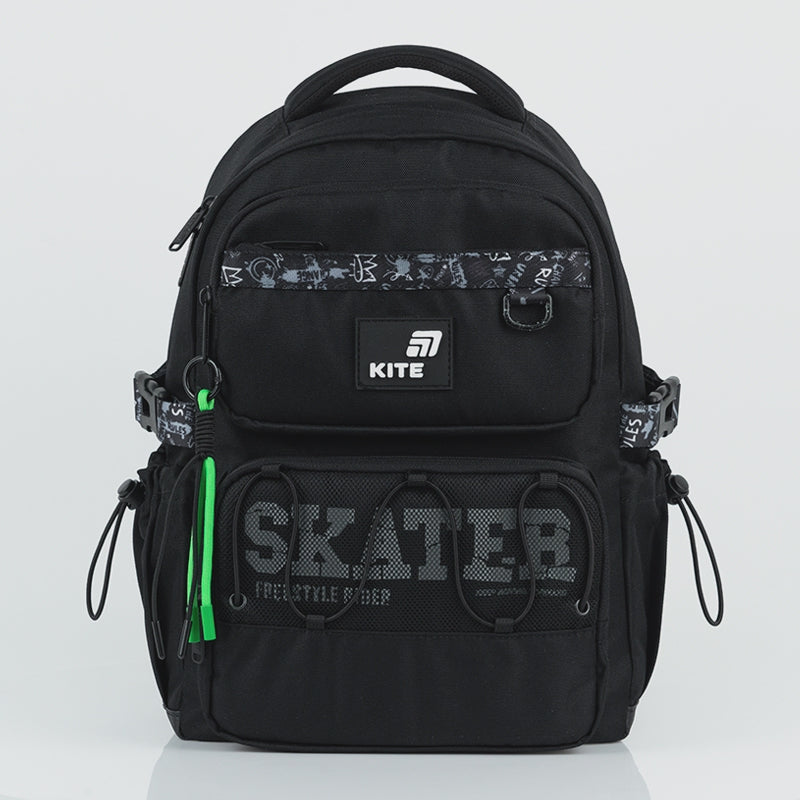 Plecak szkolny ortopedyczny dla chłopców czarny Kite Skate do szkoły