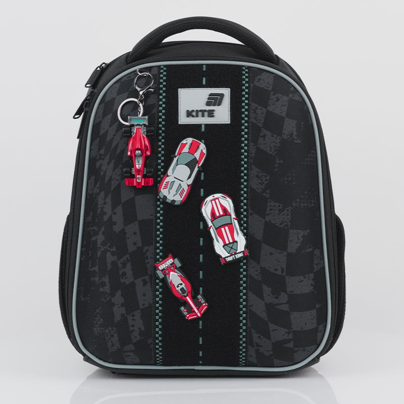 Školní aktovka ortopedická pro chlapce 1–3 třída Kite Race&amp;Win