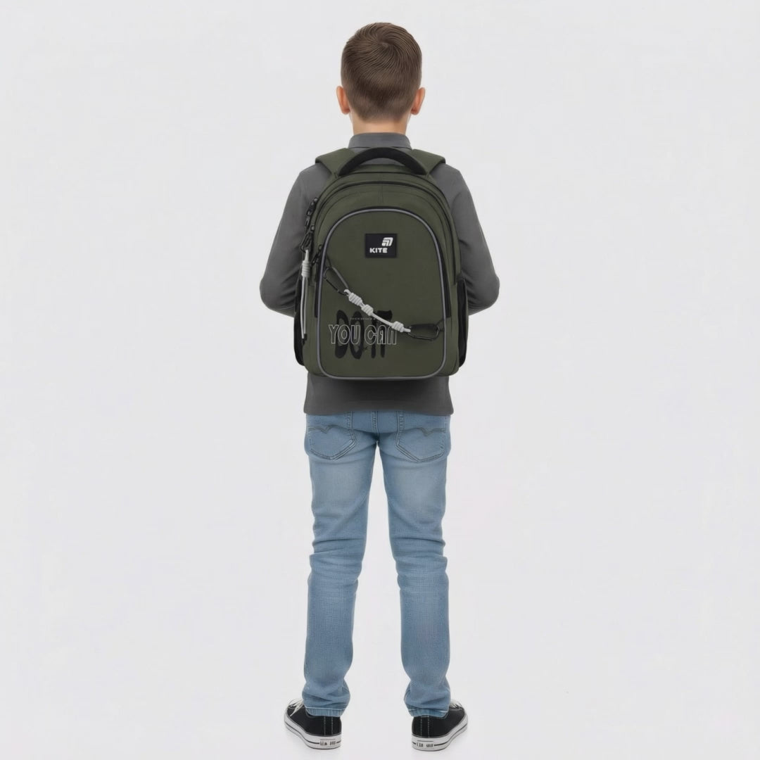 Plecak szkolny Kite Trust Yourself ortopedyczny zielony dla chłopców 9-12 lat
