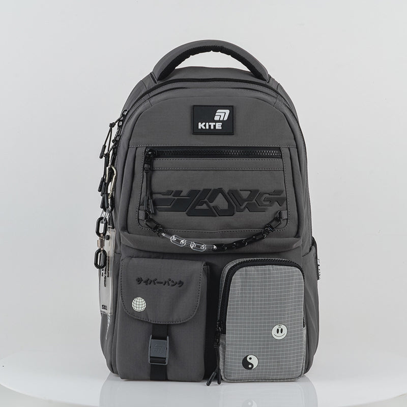 Plecak szkolny młodzieżowy Kite Swarm dla chłopca 9-12 lat wielokieszeniowy