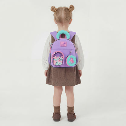 Plecak przedszkolny Kite My Little Pony dla dziewczynki fioletowy z portfelikiem