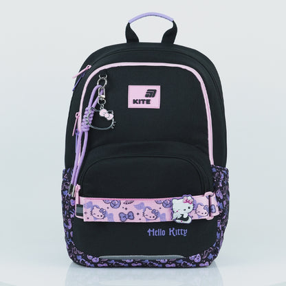 Černý batoh školní pro dívky Kite Hello Kitty