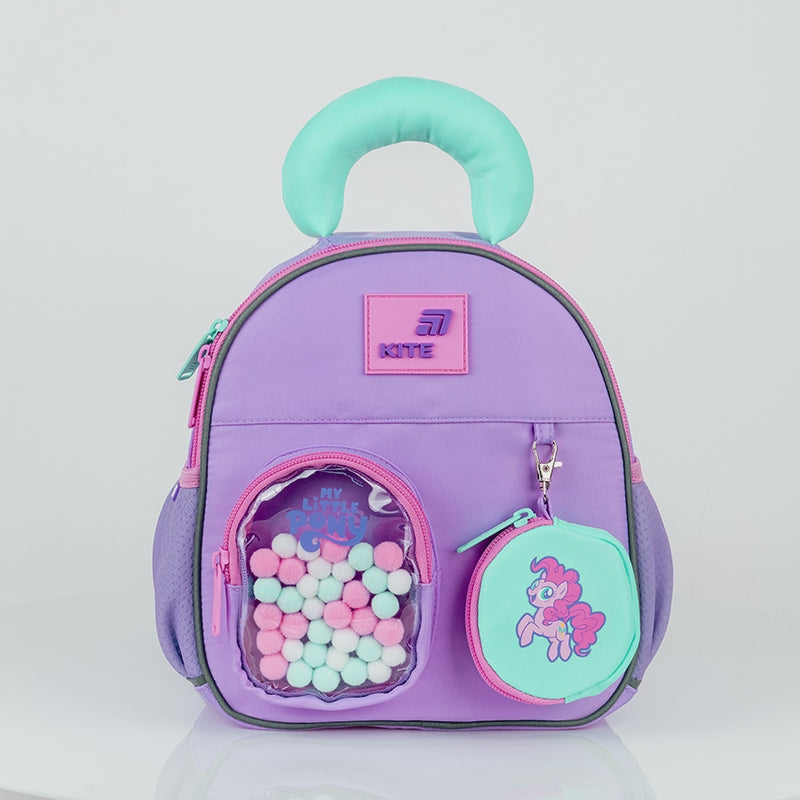 Batoh předškolní Kite My Little Pony pro dívky fialový s peněženkou