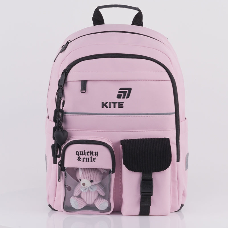 Plecak szkolny ortopedyczny dla dziewczynek 6-12 lat Kite Quirky&amp;Cute